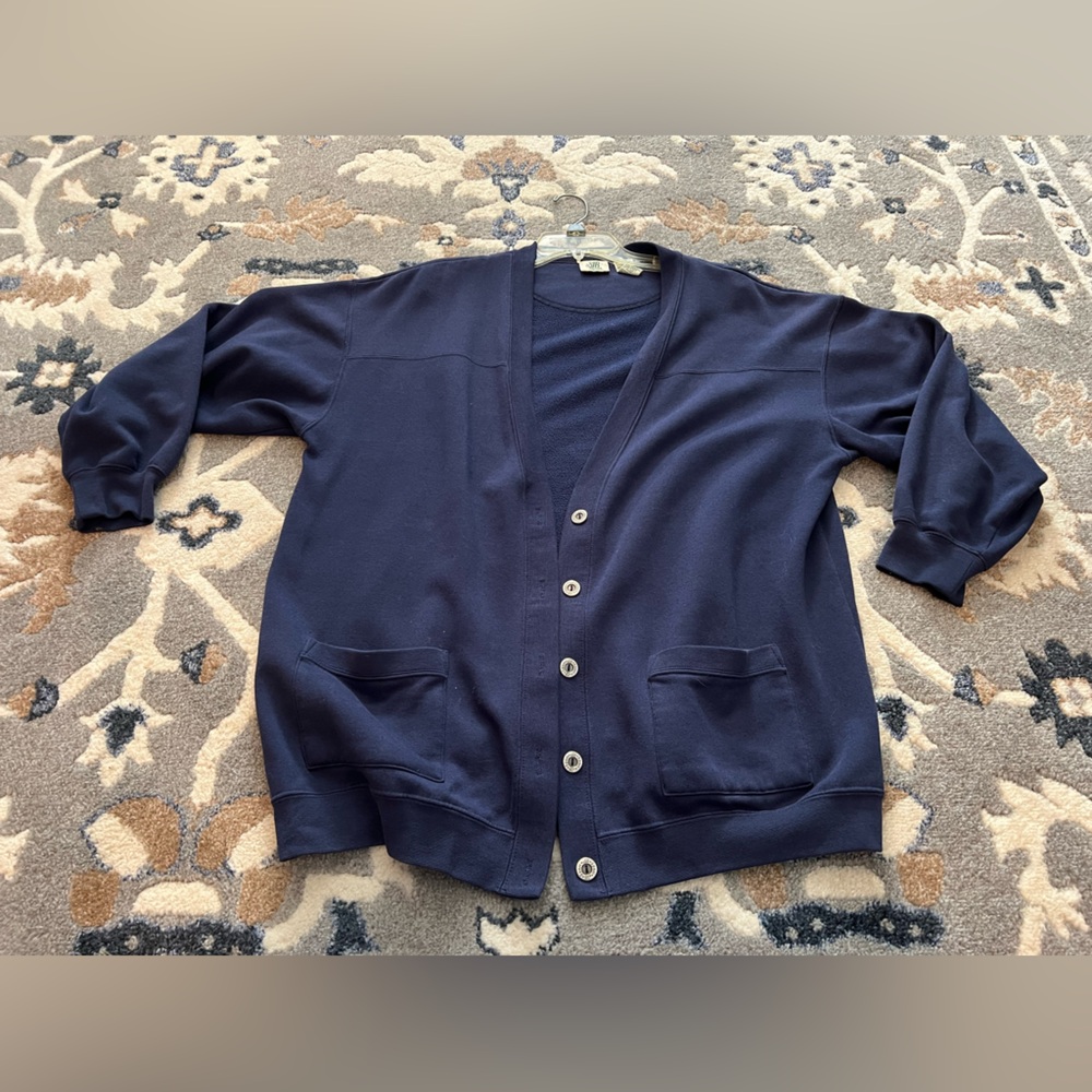 Vintage - SJB Sport Women's Cardigan Sweater Button Front V-Neck